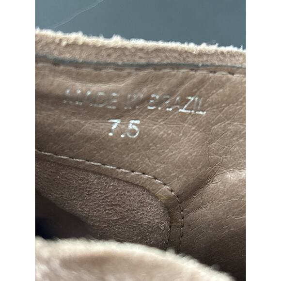 Dolce Vita Spade Women's Size 7.5 Brown Suede Western Heeled Chelsea Ankle Boots - Picture 7 of 8